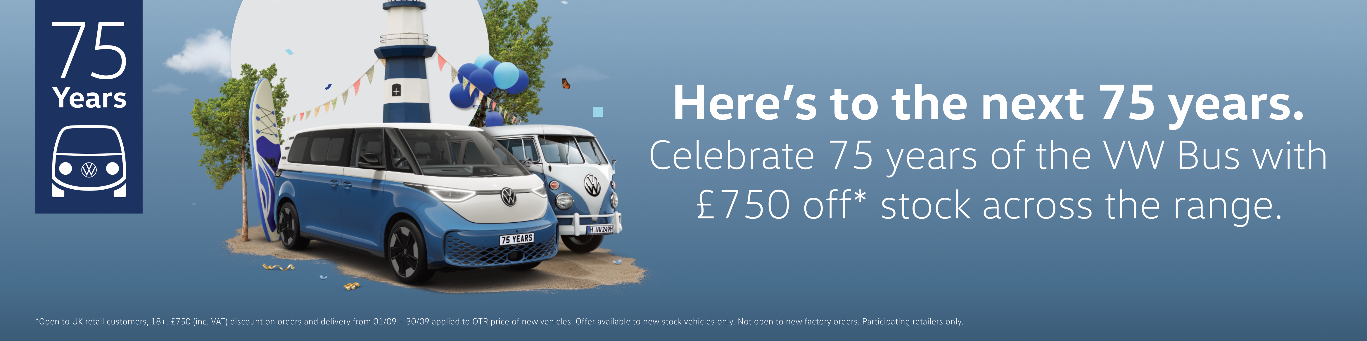 £750 off stock vehicles across the range*